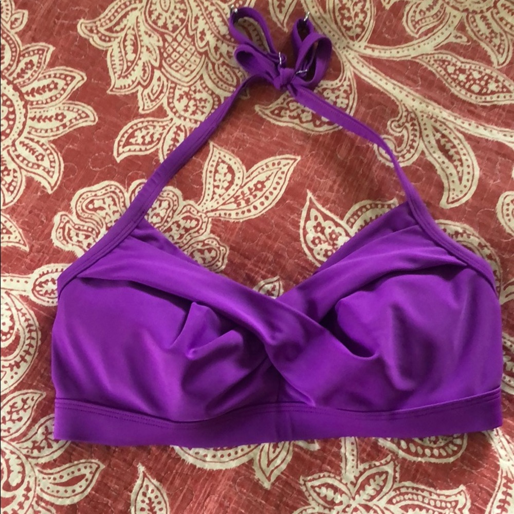 ATHLETA 32 D/DD Twist Bikini Top